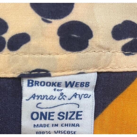 Anna & Ava Kimono Duster OS | Colorful Abstract Print, Brooke Webb Collab, EUC - Picture 4 of 4